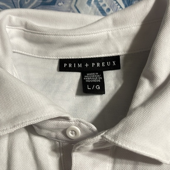 NWT men’s Prim & Preux polo shirt L - Picture 2 of 8